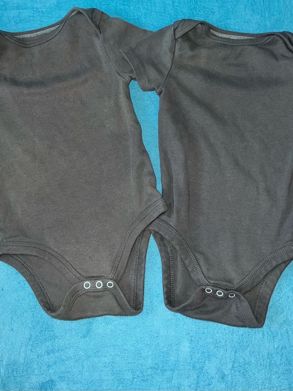 Classic grey Short-Sleeve Baby One-Piece Bodysuit - Pack